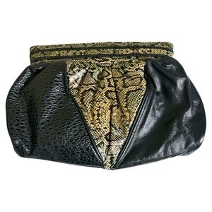 Vintage Snake Skin Clutch